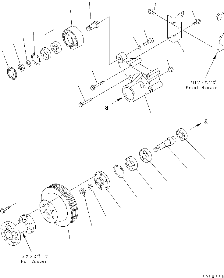PULLEY,NON HARDENING 6209-61-3870 KOMATSU