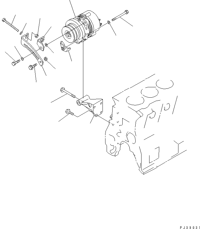 BRACKET,ADJUST 6205-81-6420 KOMATSU