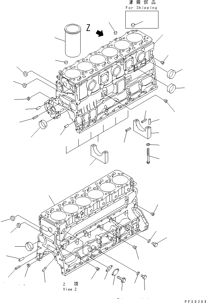 LINER (MARK L),CYLINDER 6221-21-2230 KOMATSU