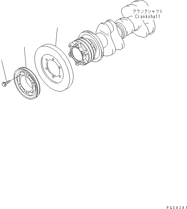 DAMPER ASS'Y,VISCOUS 6222-31-8150 KOMATSU