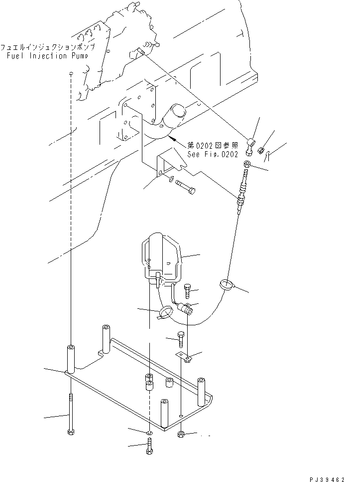 Кронштейн 6162-73-9140 KOMATSU