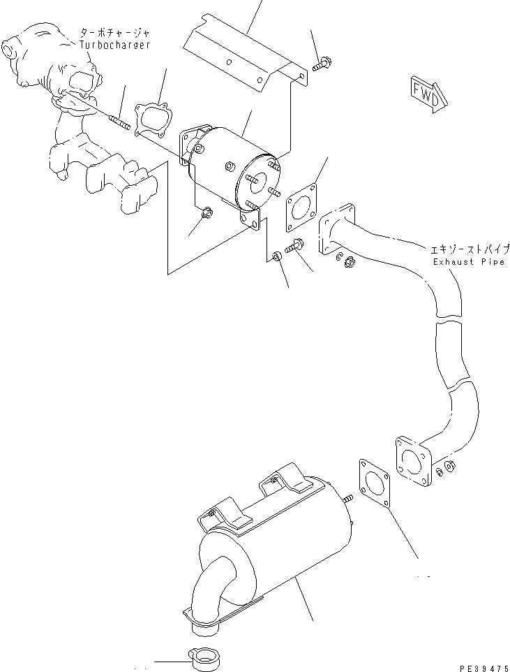 Крышка YM129012-13410 KOMATSU