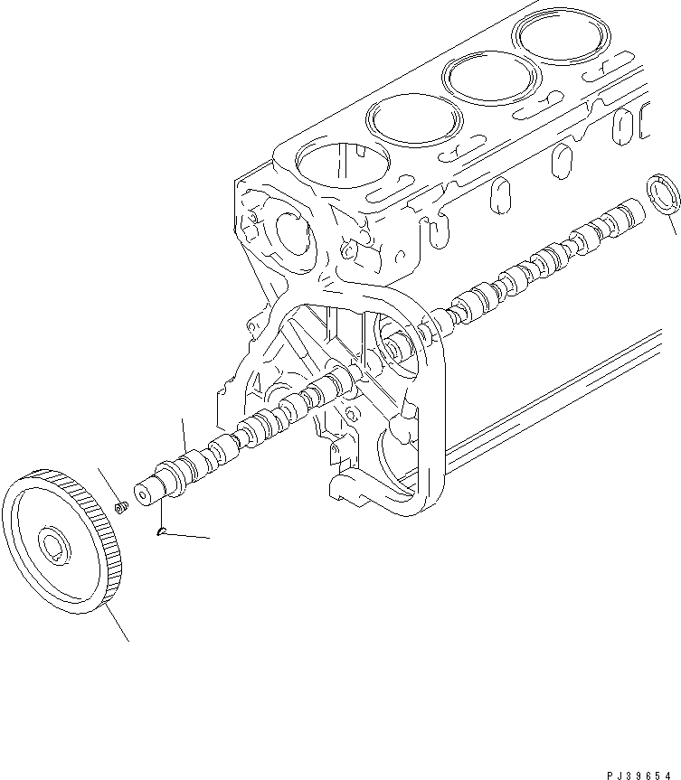 CAMSHAFT ASS'Y 6710-41-1011 KOMATSU