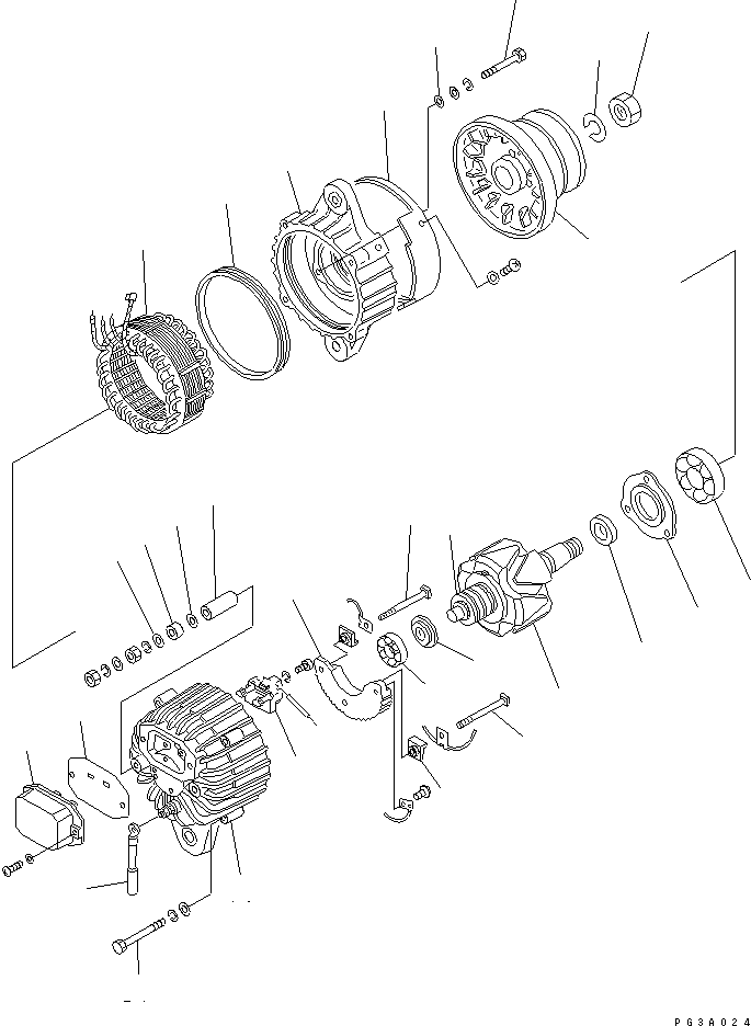 Шкив KD0-33400-0720 KOMATSU