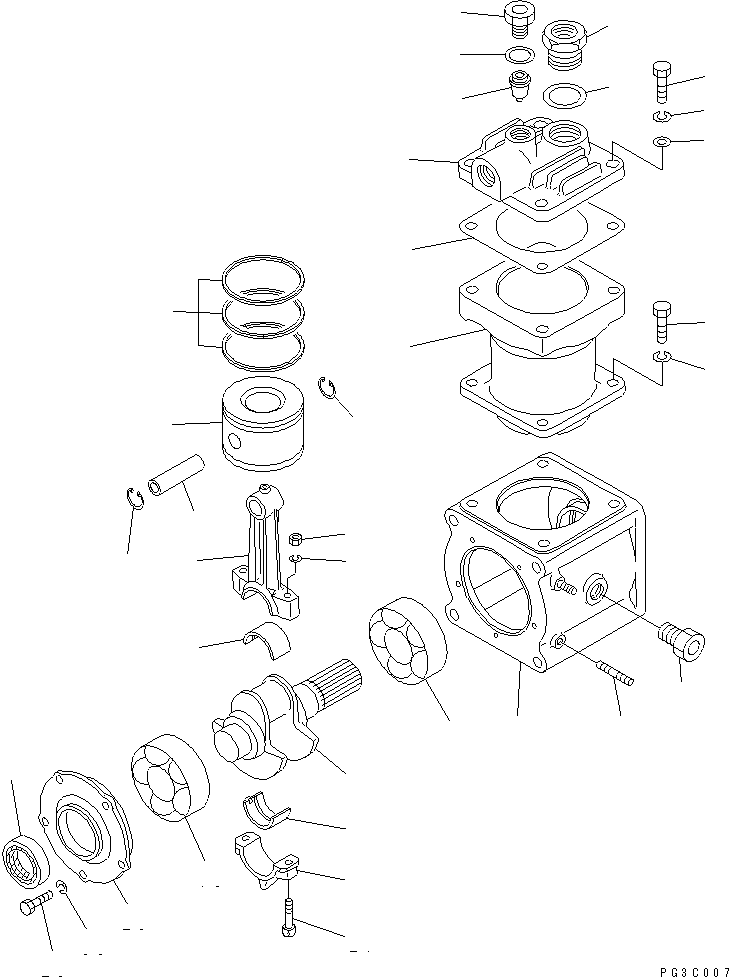 Крышка DK487003-1900 KOMATSU