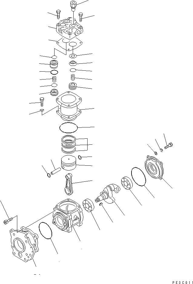 RING KIT,PISTON \0\DK487010-3420 KOMATSU