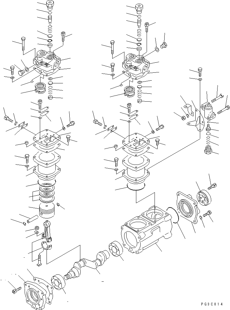 Крышка подшипника DK487003-7601 KOMATSU