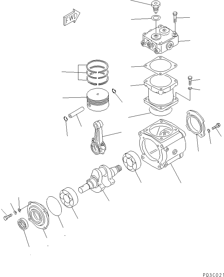 Подшипник DK090100-3700 KOMATSU