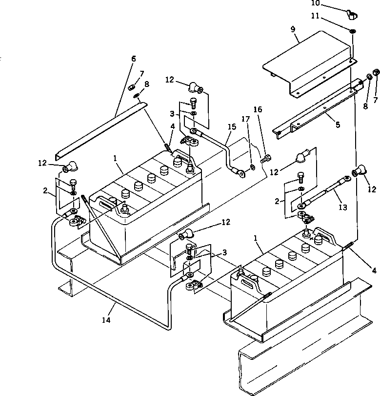 BOLT,WING TEB0050-06016 KOMATSU
