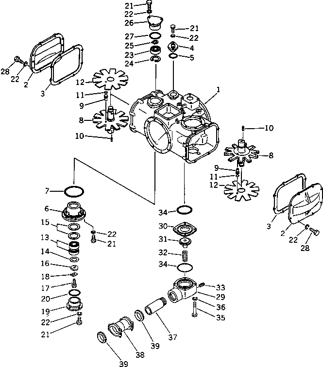 Уплотнительное кольцо круглого сечения M014020105009 KOMATSU