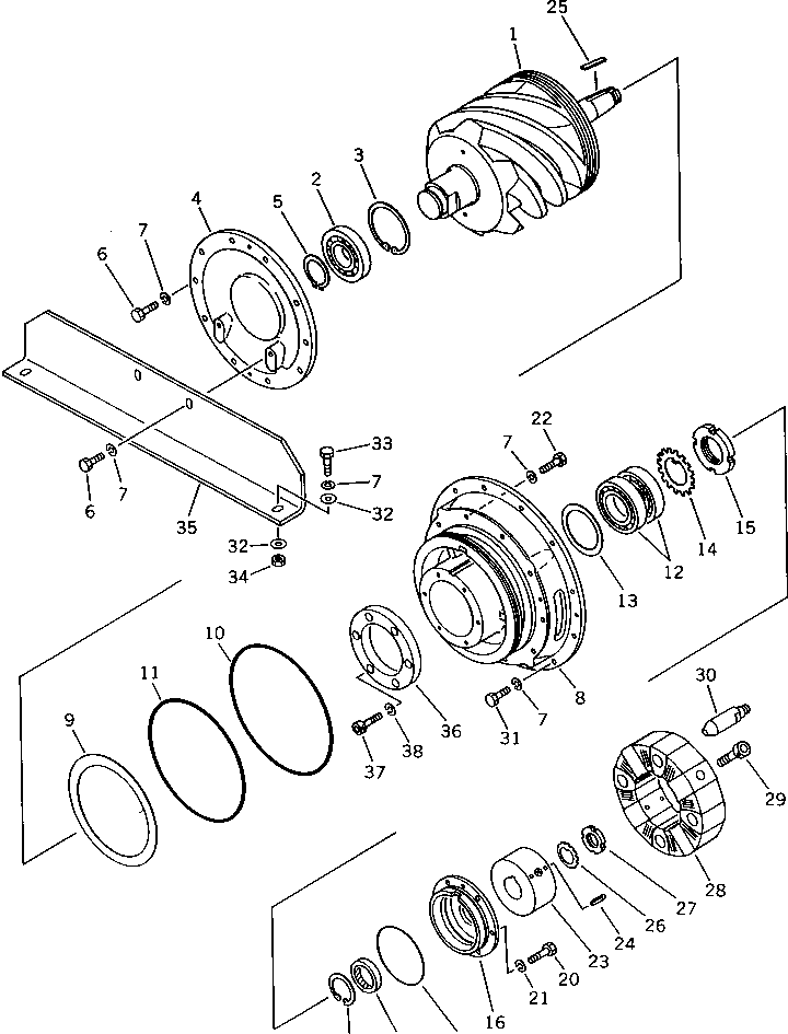 Уплотнительное кольцо круглого сечения M014020135009 KOMATSU