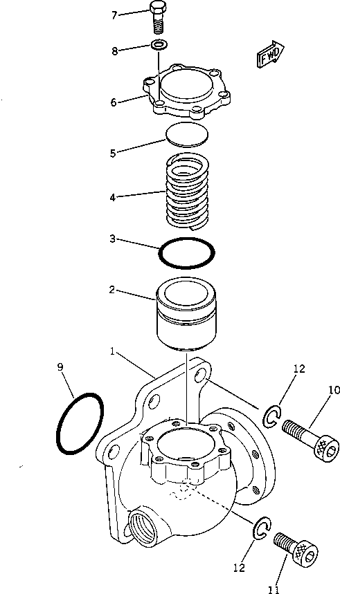 Уплотнительное кольцо круглого сечения M014010075009 KOMATSU
