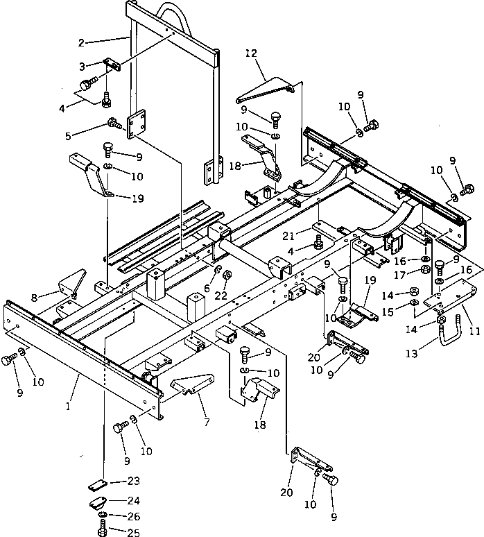 Подножка M711145067511 KOMATSU