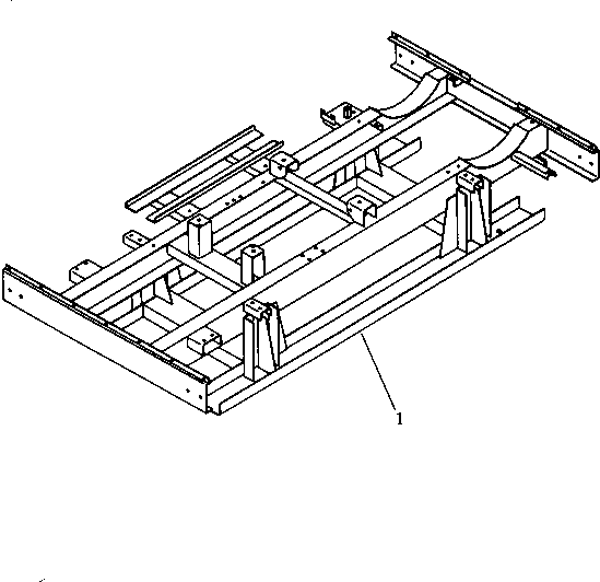 FRAME,SKID M721156008010 KOMATSU