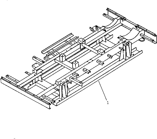 FRAME,SKID M721145108020 KOMATSU