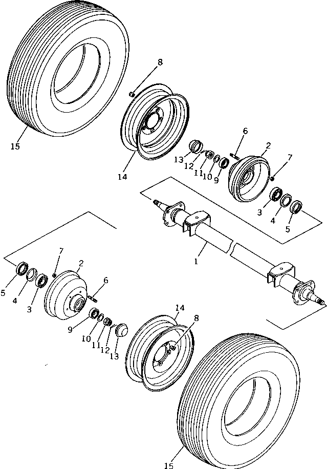 ступица M711145070800 KOMATSU