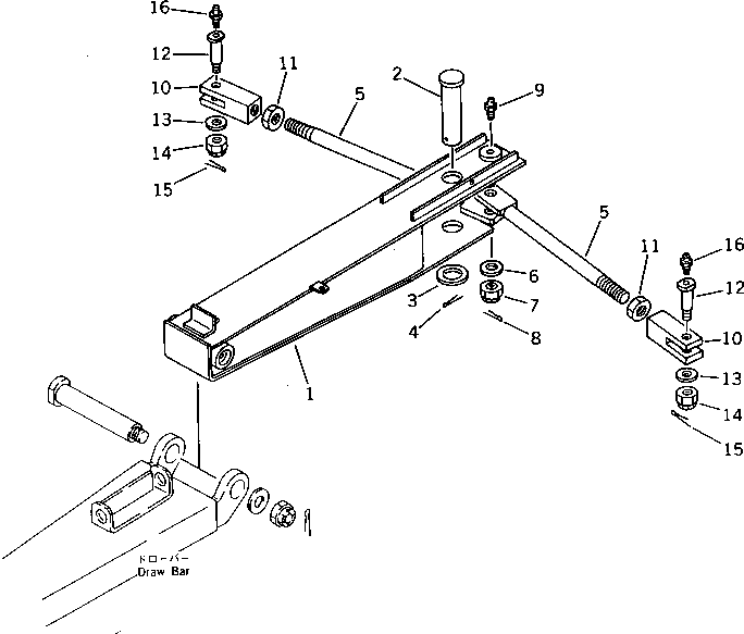 ARM,STEERING M721145407100 KOMATSU