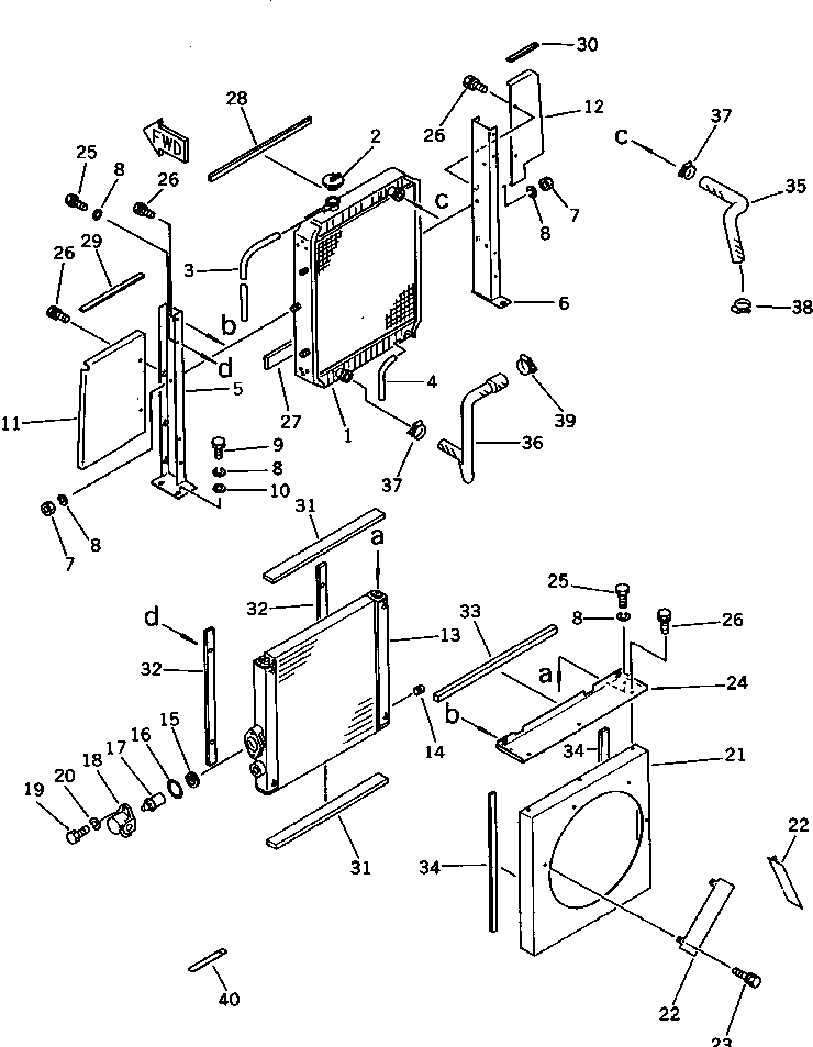 BAFFLE,R.H. M711045837720 KOMATSU