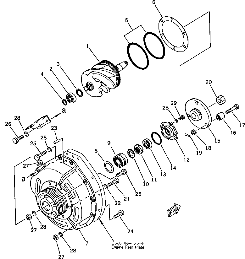 уплотнительное кольцо круглого сечения M014020155009 KOMATSU