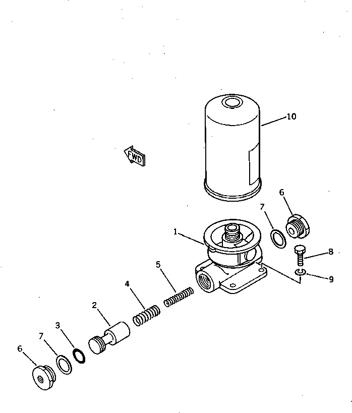 Уплотнительное кольцо круглого сечения M014010024009 KOMATSU