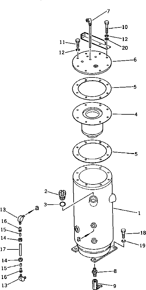 Фланец M711045839400 KOMATSU