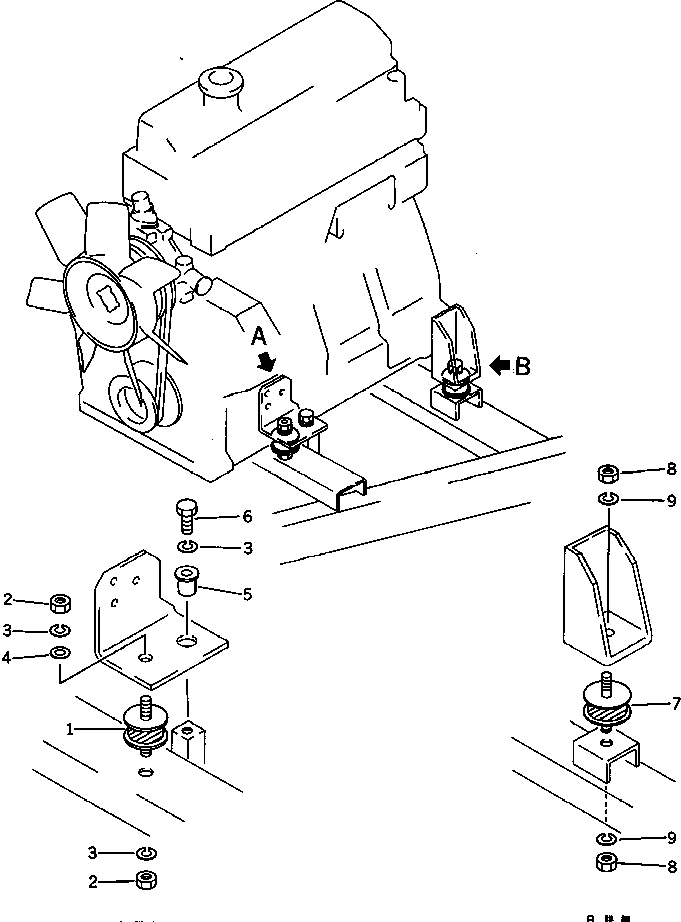 CUSHION,FRONT M710172040100 KOMATSU