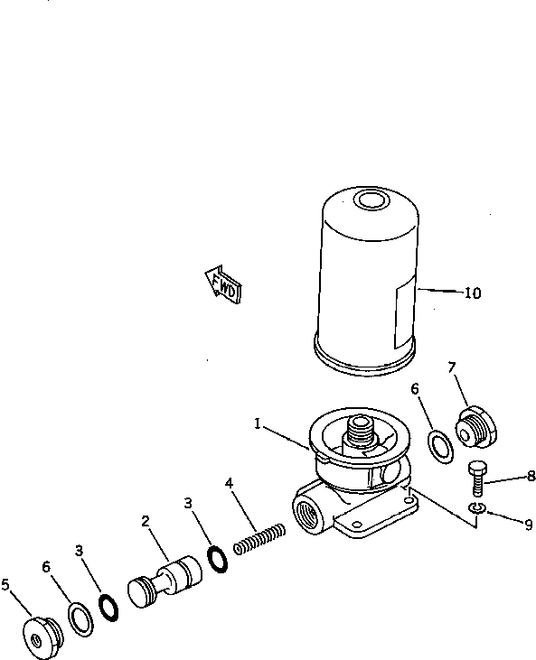 VALVE ASS'Y,SLUICE M721038403350 KOMATSU