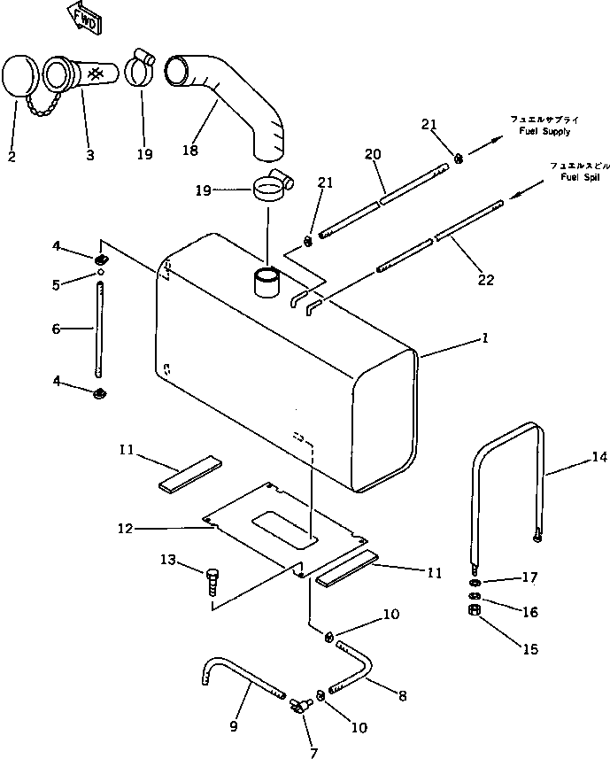 HOSE,DRAIN M711038844110 KOMATSU