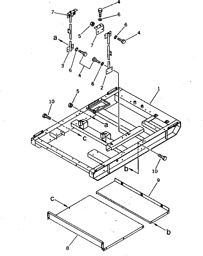 COVER,UNDER M711046268510 KOMATSU