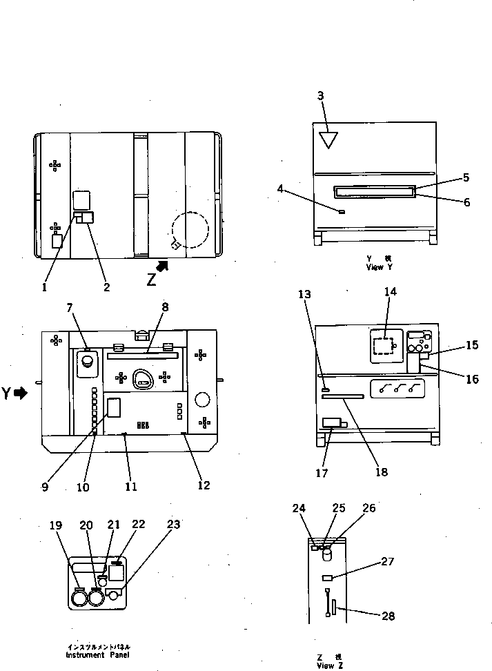 PLATE,KEY SWITCH M710175953010 KOMATSU