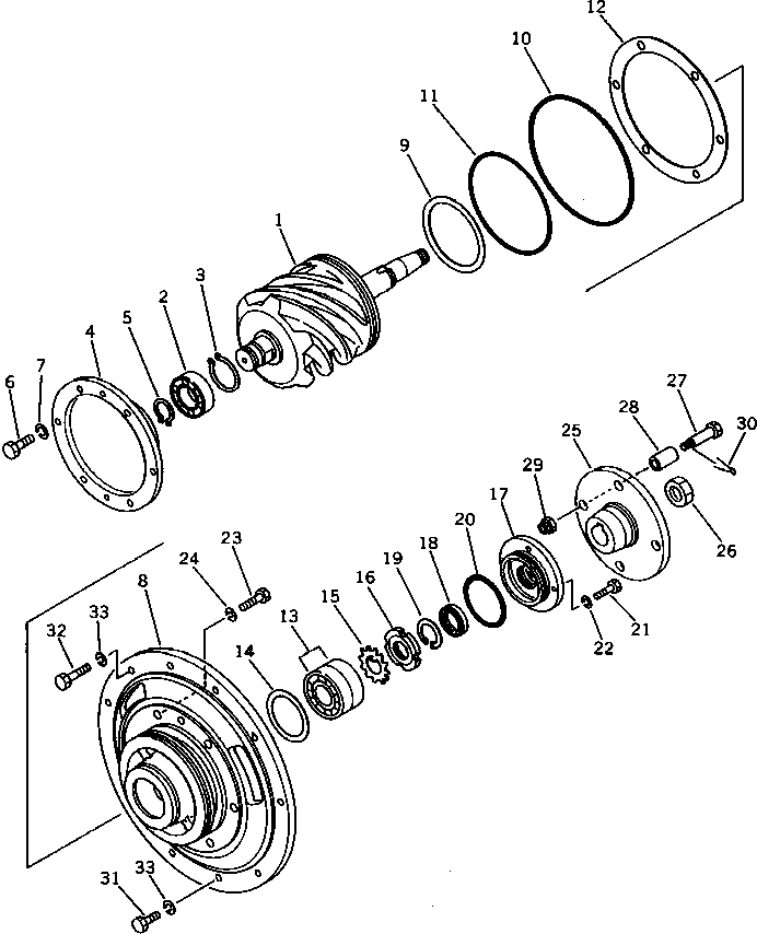 Роликоподшипник M024102070400 KOMATSU