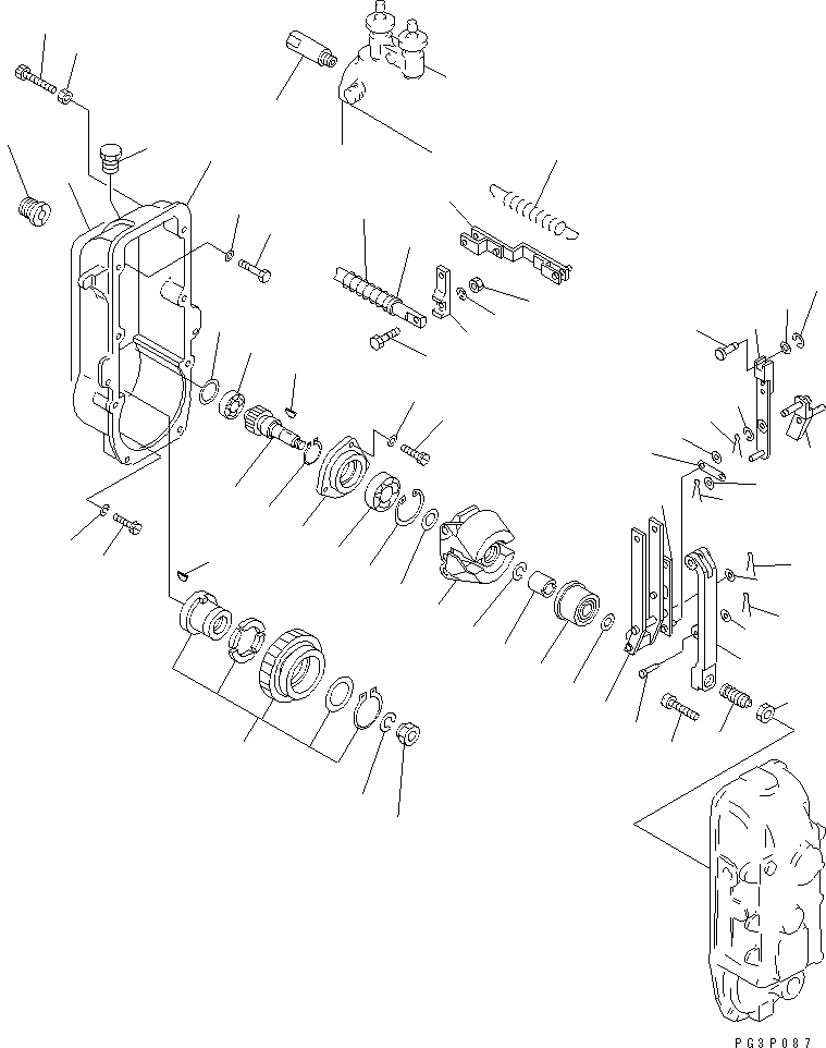 Стопорное кольцо DK016010-0840 KOMATSU