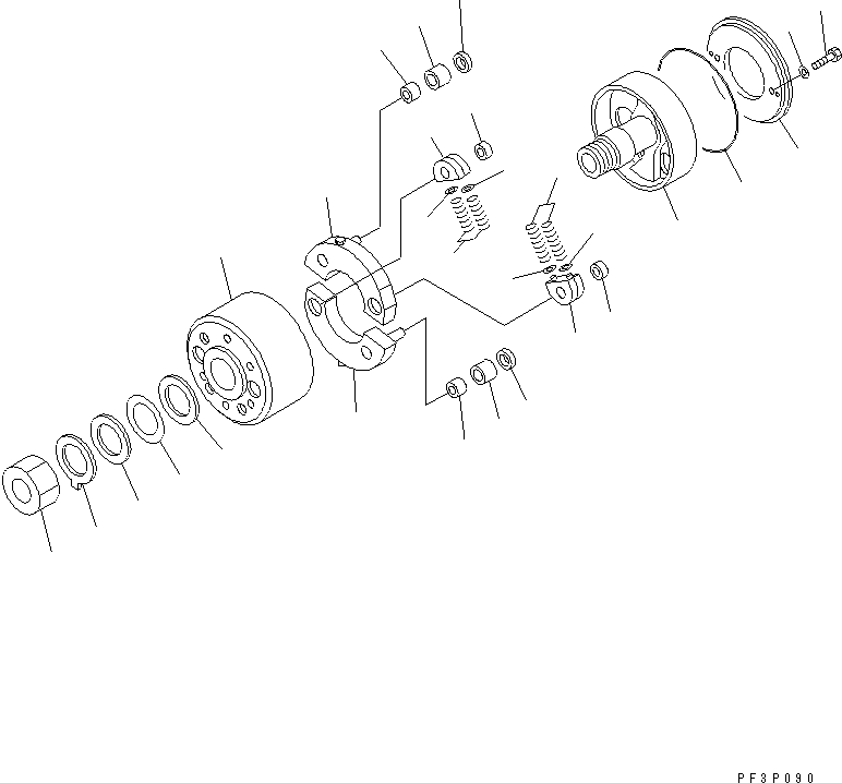 ROLLER, 31MM DK156447-0100 KOMATSU