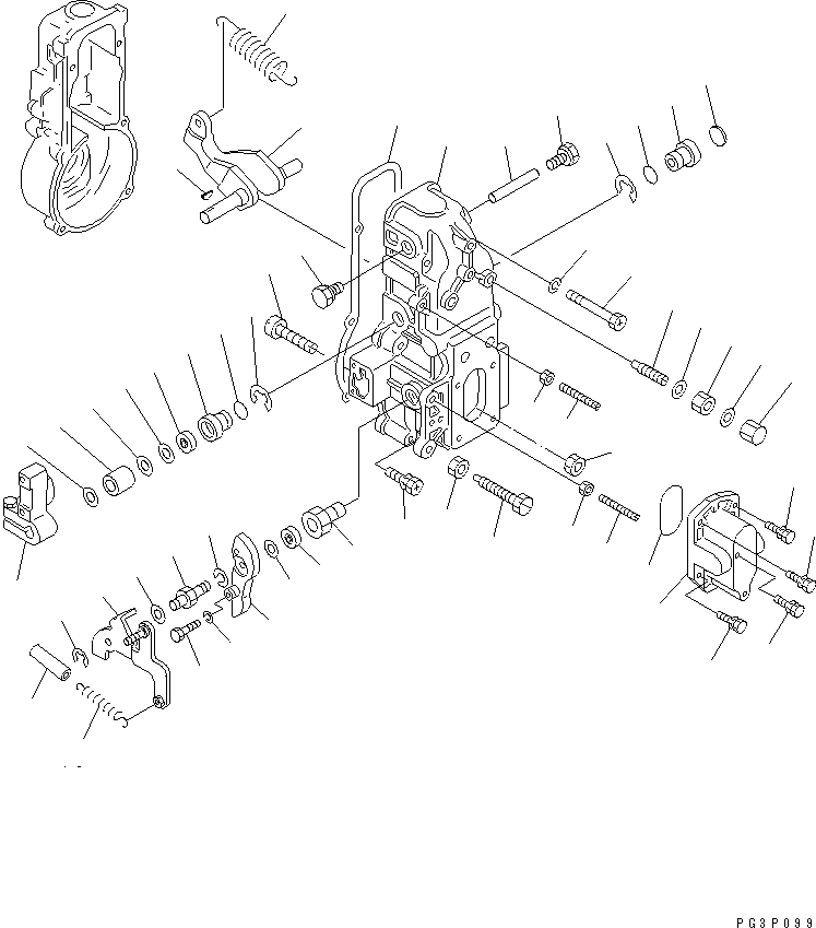 Палец DK154237-1200 KOMATSU