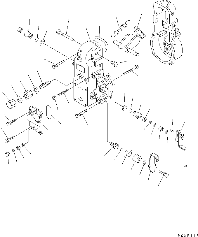 Регулятор в сборе (DK105410-7880) KOMATSU