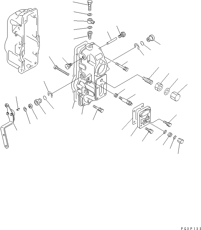Рычаг DK154347-8520 KOMATSU