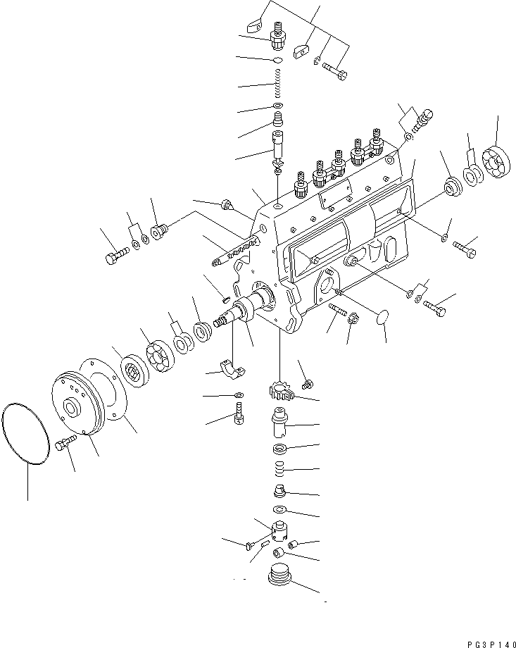 Насос в сборе DK101069-9210 KOMATSU