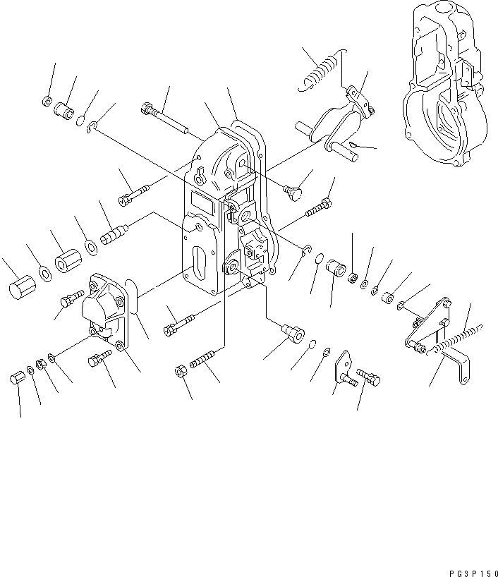 Регулятор в сборе (DK105410-8410) KOMATSU