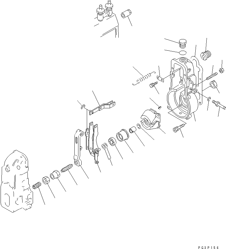 Регулятор в сборе DK105410-7831 KOMATSU