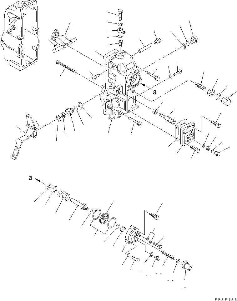 Регулятор в сборе (DK105447-0650) KOMATSU
