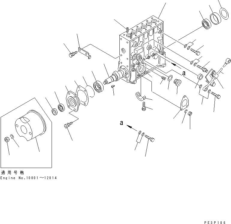 Пружинная шайба DK029321-8020 KOMATSU