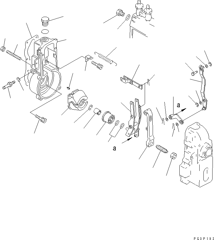 Регулятор в сборе DK105407-3570 KOMATSU
