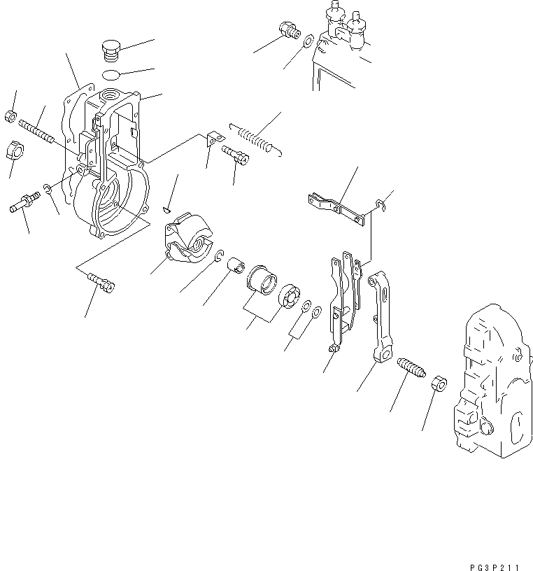 Регулятор в сборе DK105407-2740 KOMATSU