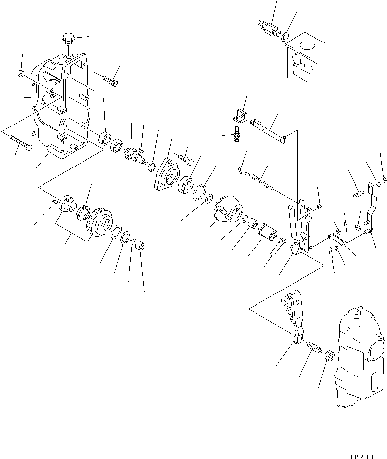 CAPSULE,SPRING DK154186-1520 KOMATSU