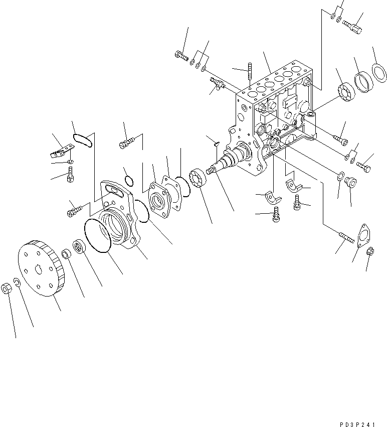 Разъём DK134563-4820 KOMATSU