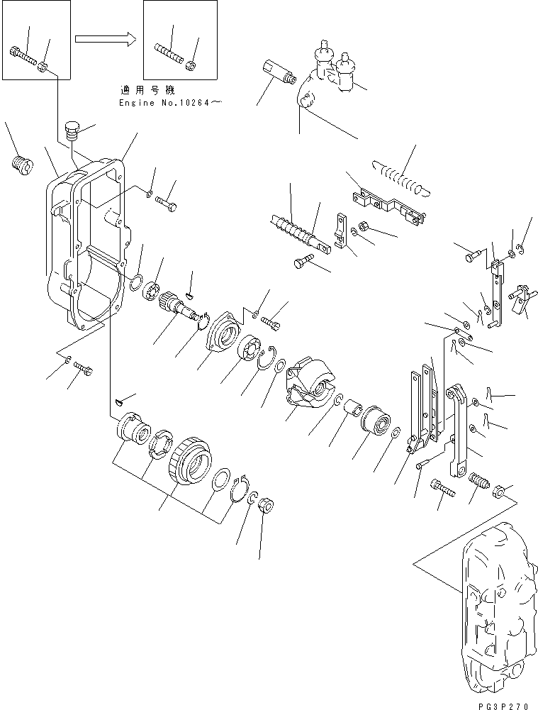 Регулятор в сборе DK105445-0601 KOMATSU