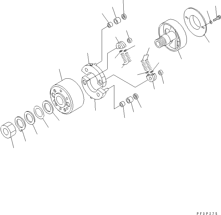 SPRING,TIMER DK156441-0300 KOMATSU
