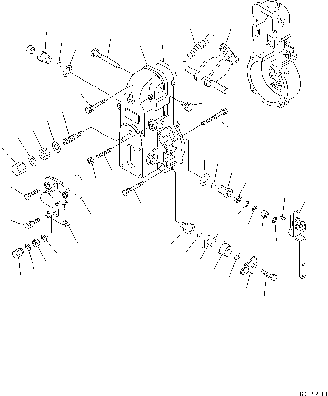Регулятор в сборе (DK105410-7680) KOMATSU
