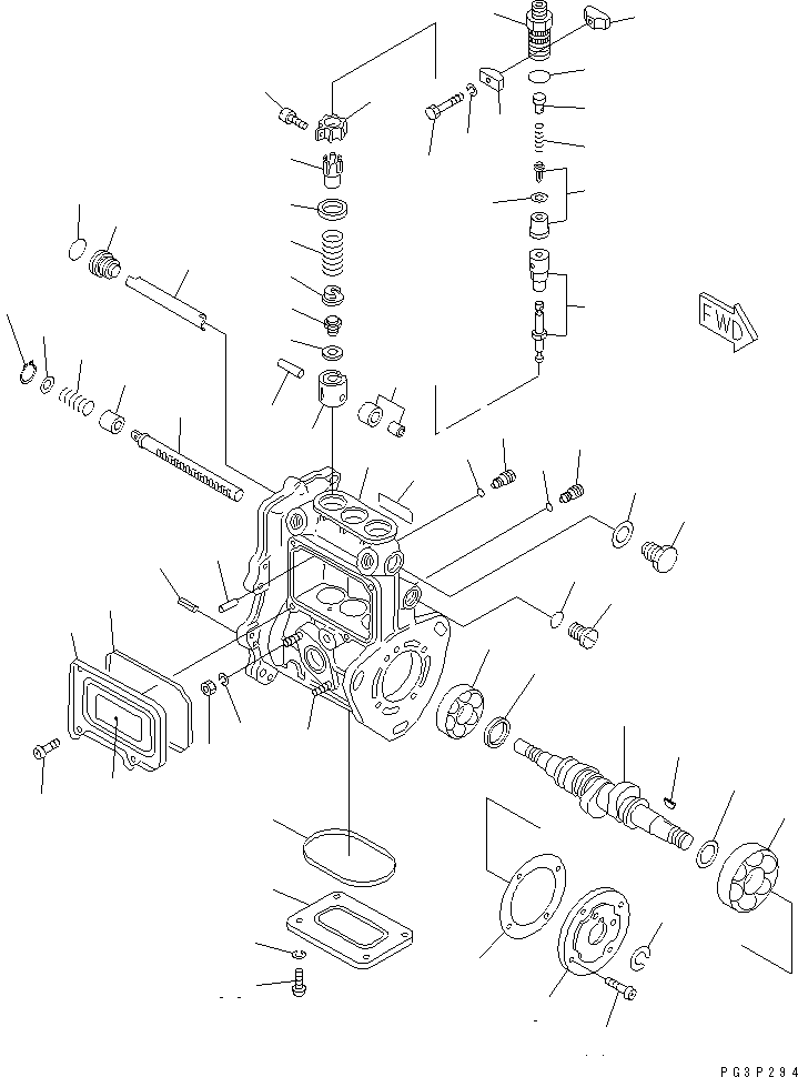 Предупреждающая табличка YM129156-51920 KOMATSU