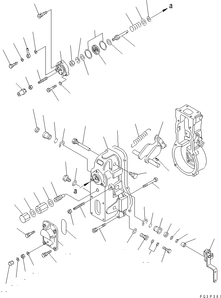 Регулятор в сборе (DK105411-1341) KOMATSU